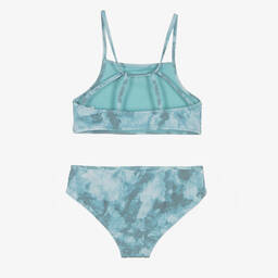 Calvin Klein-Girls Blue Tie-Dye Logo Bikini | Childrensalon Outlet