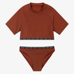 كالفين كلاين-تانكيني لون بني للبنات | Childrensalon Outlet