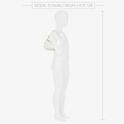 Calvin Klein-Girls Cream Sherpa Fleece Bag | Childrensalon Outlet