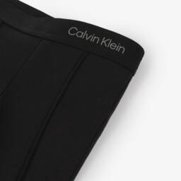 Calvin Klein-Girls Elegant Black Knit Trousers | Childrensalon Outlet