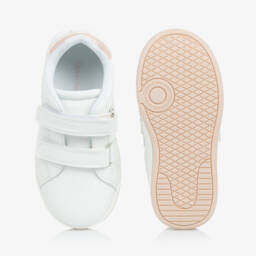 Calvin Klein-Элегантные белые кроссовки на липучках для девочек | Childrensalon Outlet