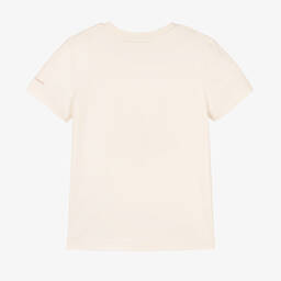 Calvin Klein Джинсы-Кремовая хлопковая футболка CK | Childrensalon Outlet