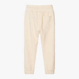 Calvin Klein-Girls Ivory Embroidered Joggers | Childrensalon Outlet