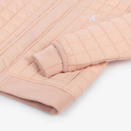 Calvin Klein-Girls Pastel Pink Quilted Coat | Childrensalon Outlet