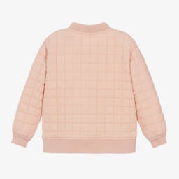 Calvin Klein-Girls Pastel Pink Quilted Coat | Childrensalon Outlet