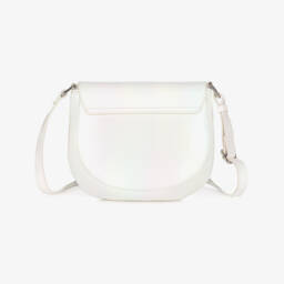 كالفين كلاين-حقيبة جلد صناعي لون عاجي للبنات (21 سم) | Childrensalon Outlet