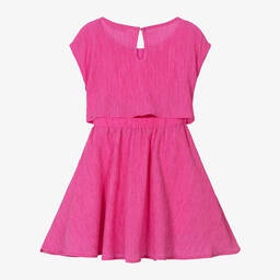 Calvin Klein-فستان للمراهقات لون زهري | Childrensalon Outlet