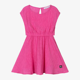 Calvin Klein-فستان للمراهقات لون زهري | Childrensalon Outlet