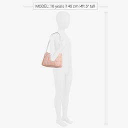 Calvin Klein-Girls Pink Quilted Shoulder Bag (23cm) | Childrensalon Outlet