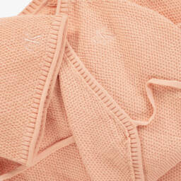 Calvin Klein-طقم أفرول قطن محبوك لون زهري للمولودات | Childrensalon Outlet