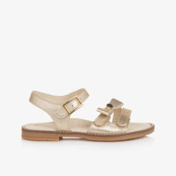 Calvin Klein-Girls' Shimmer Leather Bow Sandals | Childrensalon Outlet