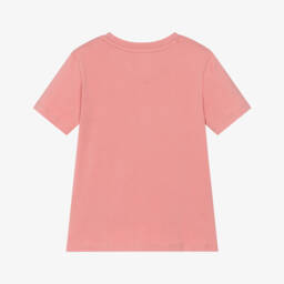 Calvin Klein-Мягкая хлопковая футболка розового цвета для девочек | Childrensalon Outlet