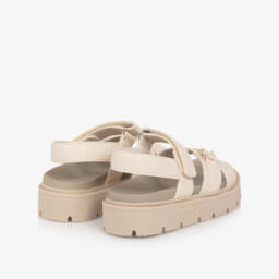 Calvin Klein-Бежевые сандалии на платформе из искусственной кожи для девочек | Childrensalon Outlet