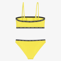 Calvin Klein-Желтое бикини с логотипной лентой | Childrensalon Outlet