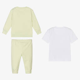 Calvin Klein Джинсы-Комплект с зеленым спортивным костюмом из хлопка | Childrensalon Outlet