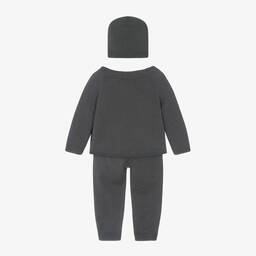 كالفين كلاين-طقم هدية مزيج قطن محبوك لون رمادي للأطفال | Childrensalon Outlet