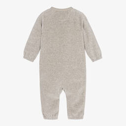 Calvin Klein-أفرول بيبي غرو قطن قطيفة لون رمادي للأطفال | Childrensalon Outlet