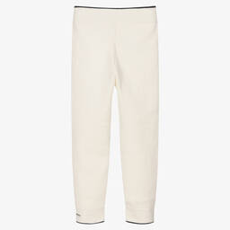 Calvin Klein Джинсы-Кремовые трикотажные легинсы в рубчик | Childrensalon Outlet