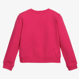 Calvin Klein Jeans-Pink Cotton Sweatshirt | Childrensalon Outlet
