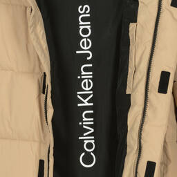 Calvin Klein-Бежевый пуховик для подростков | Childrensalon Outlet
