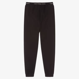 Calvin Klein-Черные хлопковые джоггеры для подростков | Childrensalon Outlet