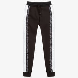 Calvin Klein Jeans-Teen Black & White Joggers | Childrensalon Outlet