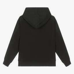 Calvin Klein-Teen Boys Black Cotton CK Logo Hoodie | Childrensalon Outlet