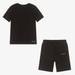 Calvin Klein Jeans-Teen Boys Black Shorts Set | Childrensalon Outlet