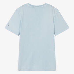 Calvin Klein-Teen Boys Blue Cotton T-Shirt | Childrensalon Outlet