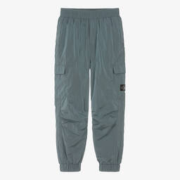 Calvin Klein-Серо-голубые хлопковые джоггеры с карманами | Childrensalon Outlet