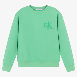 Calvin Klein Джинсы-Зеленый свитшот для подростков | Childrensalon Outlet