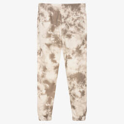 Calvin Klein Jeans-Teen Boys Ivory & Brown Tie-Dye Joggers | Childrensalon Outlet