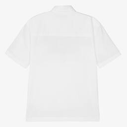 Calvin Klein-قميص قطن لون أبيض للمراهقين | Childrensalon Outlet