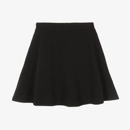 Calvin Klein Jeans-Teen Girls Black A-Line Jersey Skirt | Childrensalon Outlet