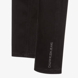 Calvin Klein Джинсы-Черные хлопковые джинсы скинни для девочек-подростков | Childrensalon Outlet