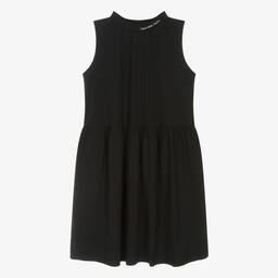 Calvin Klein-Teen Girls Black Cotton Dress | Childrensalon Outlet