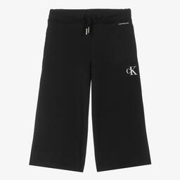 Calvin Klein-Teen Girls Black Cotton Jersey Culottes | Childrensalon Outlet
