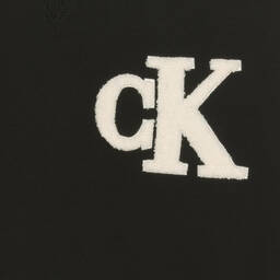 Calvin Klein-Teen Girls Black Cotton Sweatshirt | Childrensalon Outlet