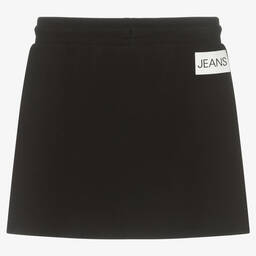 Calvin Klein Jeans-Teen Girls Black Logo Skirt | Childrensalon Outlet