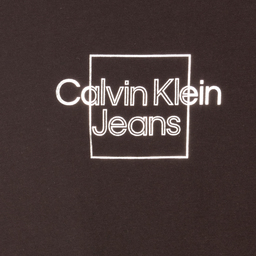 Calvin Klein Jeans-Teen Girls Black Logo T-Shirt | Childrensalon Outlet