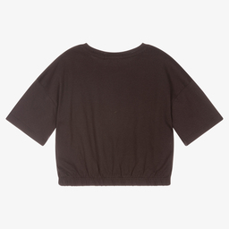 Calvin Klein Jeans-Teen Girls Black Logo T-Shirt | Childrensalon Outlet