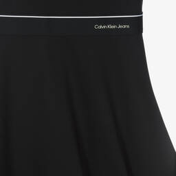 Calvin Klein-Teen Girls Black Milano Jersey Dress | Childrensalon Outlet