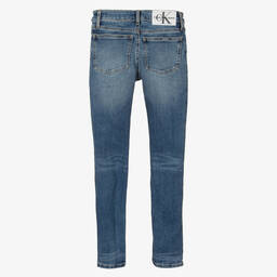 Calvin Klein Jeans-Teen Girls Blue Denim Skinny Jeans | Childrensalon Outlet