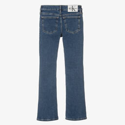 Calvin Klein-جينز قطن دنيم لون أزرق للمراهقات | Childrensalon Outlet