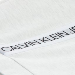 Calvin Klein Jeans-Teen Girls Grey Logo Skirt | Childrensalon Outlet