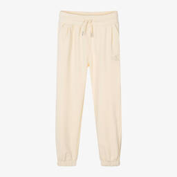 كالفين كلاين-جوغرز للمراهقات قطن جيرسي مطرز لون عاجي | Childrensalon Outlet