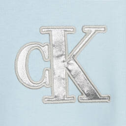 Calvin Klein-Teen Girls Pale Blue Sweatshirt Dress | Childrensalon Outlet