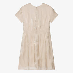 Calvin Klein-Золотистое атласное платье для девочек-подростков | Childrensalon Outlet