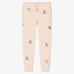 Calvin Klein Джинсы-Розовые хлопковые джоггеры | Childrensalon Outlet