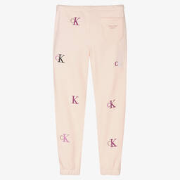 Calvin Klein Джинсы-Розовые хлопковые джоггеры | Childrensalon Outlet